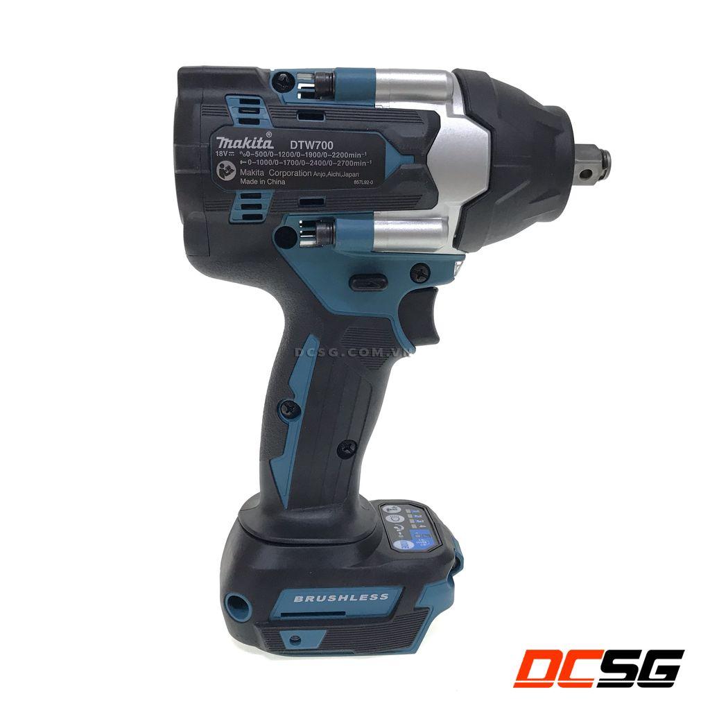 Máy siết bu lông dùng pin Makita DTW700( Hàng Tách Bộ không bao gồm hộp)