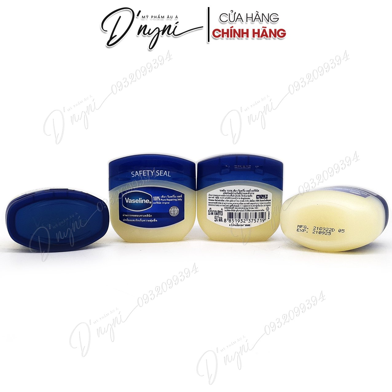 Sáp Dưỡng Ẩm Vaseline Thái Lan 50g