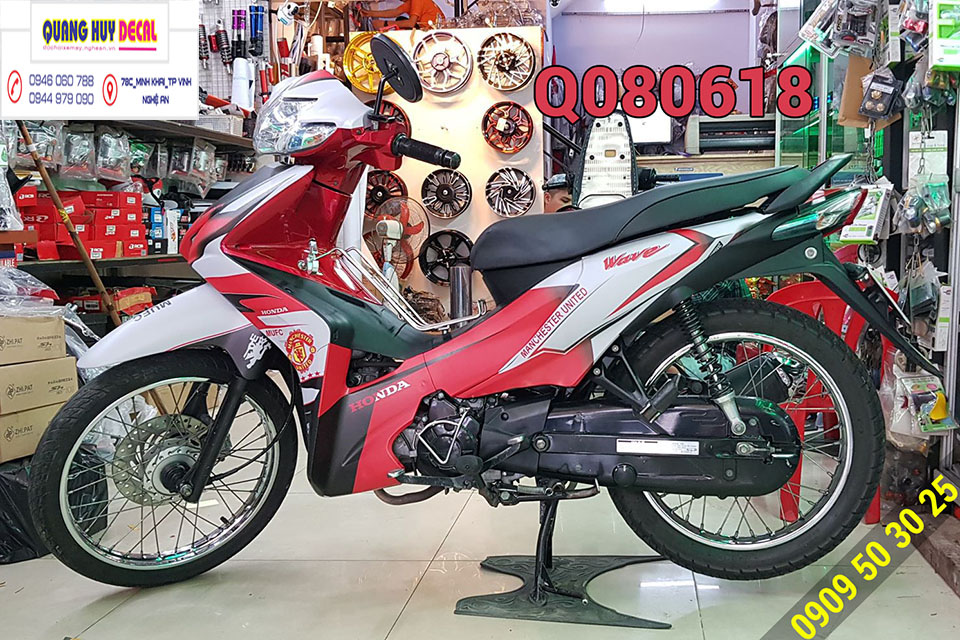 Stamp hooded Nouvo SX black red-degree stickers team boss decal motorcycle Nouvo SX black red-team hood Decal motorcycle Nouvo cheap beautiful and quality