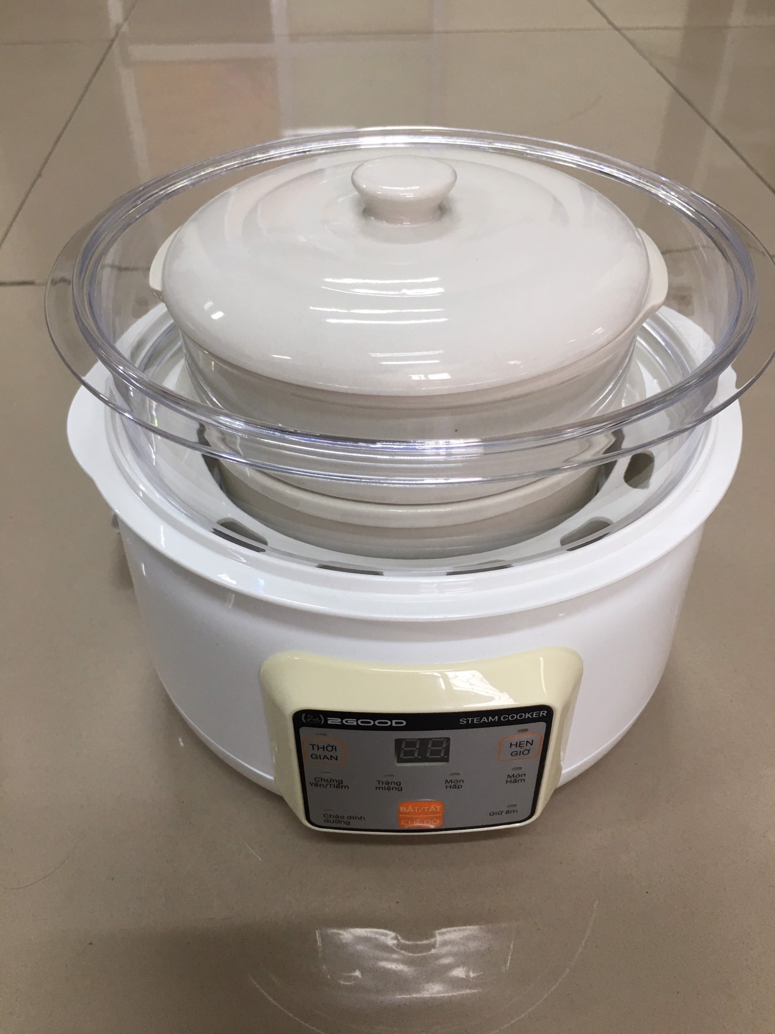 Nồi hầm chậm và hấp cách thủy đa năng 2GOOD A600
