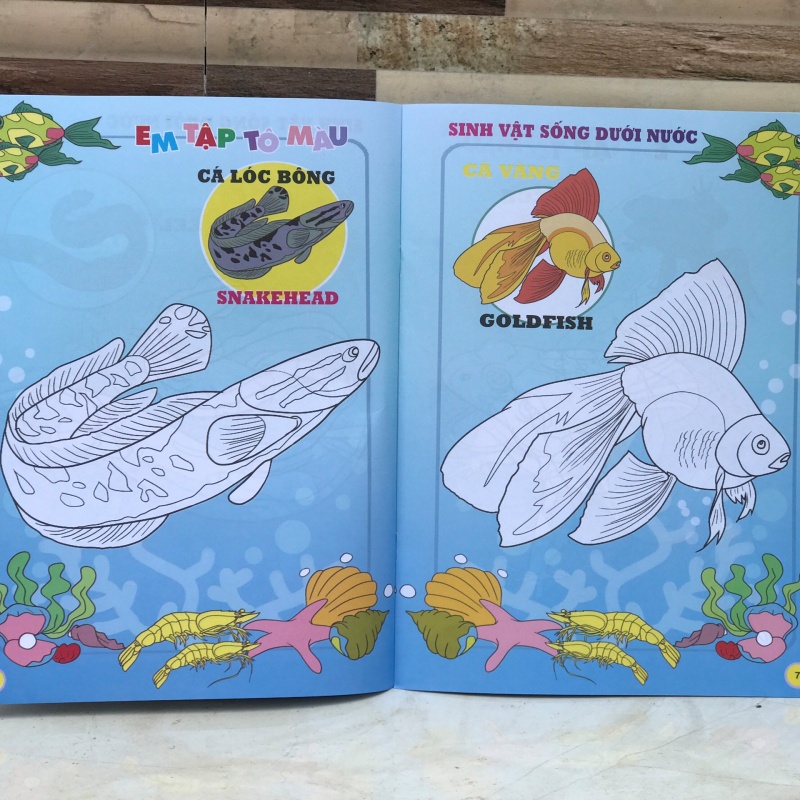 {Kho sỉ HCM} EM TẬP TÔ MÀU THEO CÁC CHỦ ĐỀ [ VPP Trí Nhân ]
