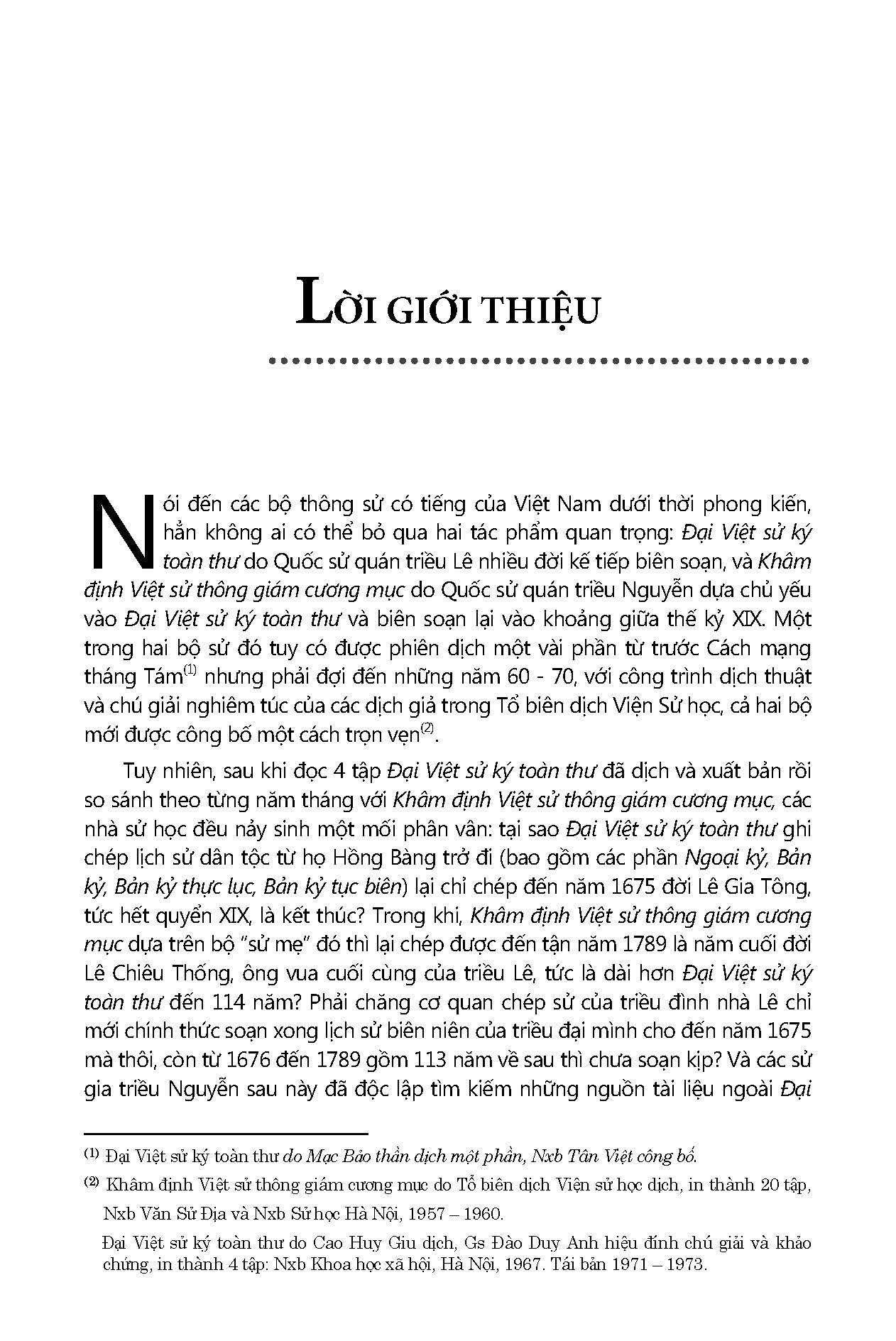 Đại Việt Sử Ký Tục Biên (1676 - 1789);  (Tái Bản Có Bổ Sung, Chỉnh Lý)