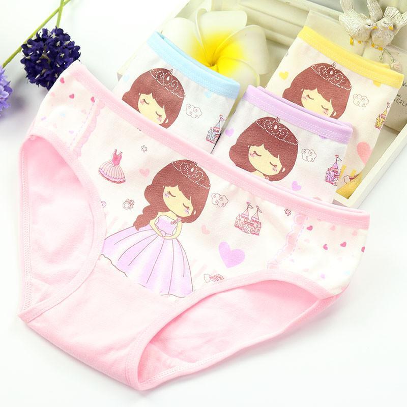Nơi bán Bộ 10 Quần Lót Tam Giác Bé Gái Hình Dễ Thương_Minisu