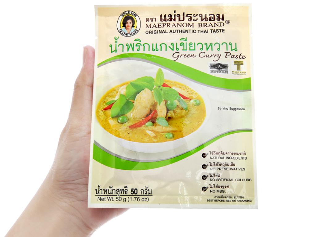 [HCM]Gia vị cà ri xanh thái lan Green Curry Paste 50g