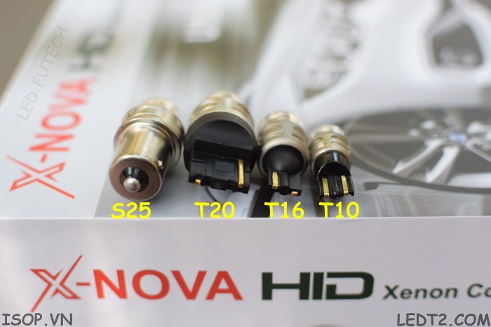 [LEDT2 ISOP] Đèn Led tín hiệu X - Nova T10 T16 T20 S25 [Bảo hành 1 năm] [Số lượng: 1 cặp]