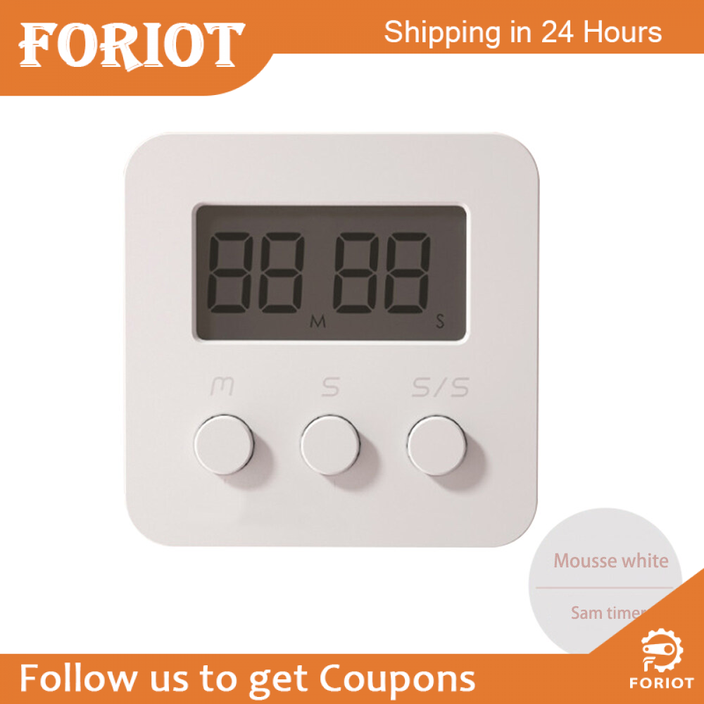 Foriot Multi-Function Electronic Timer Learning Management Timer Suit for Kitchen Study Work Exercise Training