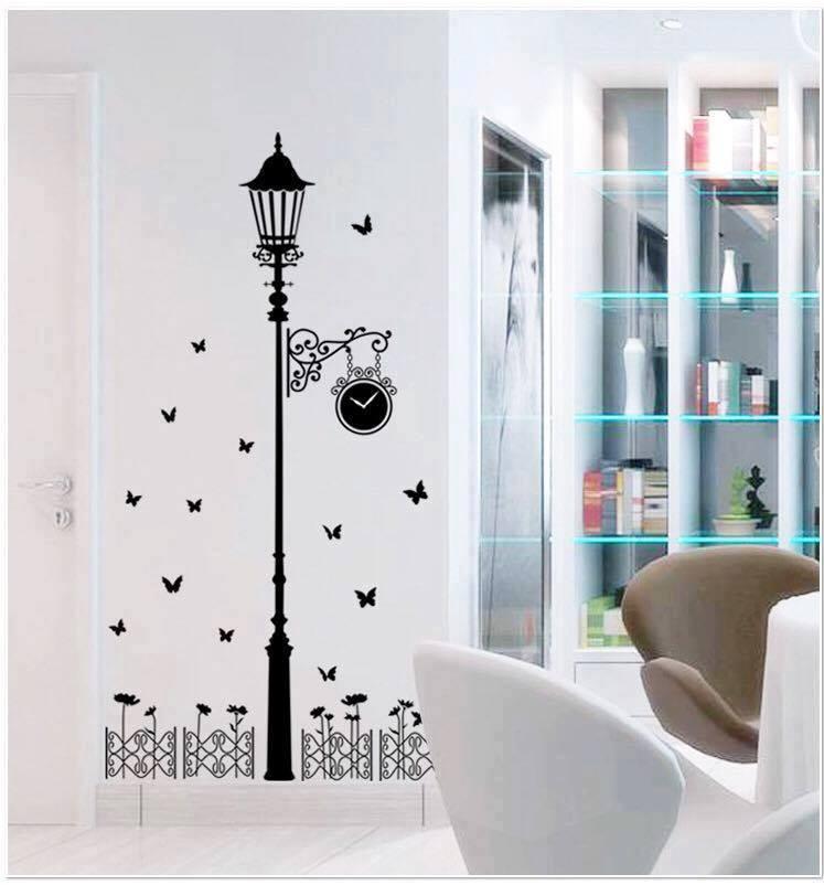 [HCM]DECAL DÁN TƯỜNG CÂY ĐÈN ĐEN