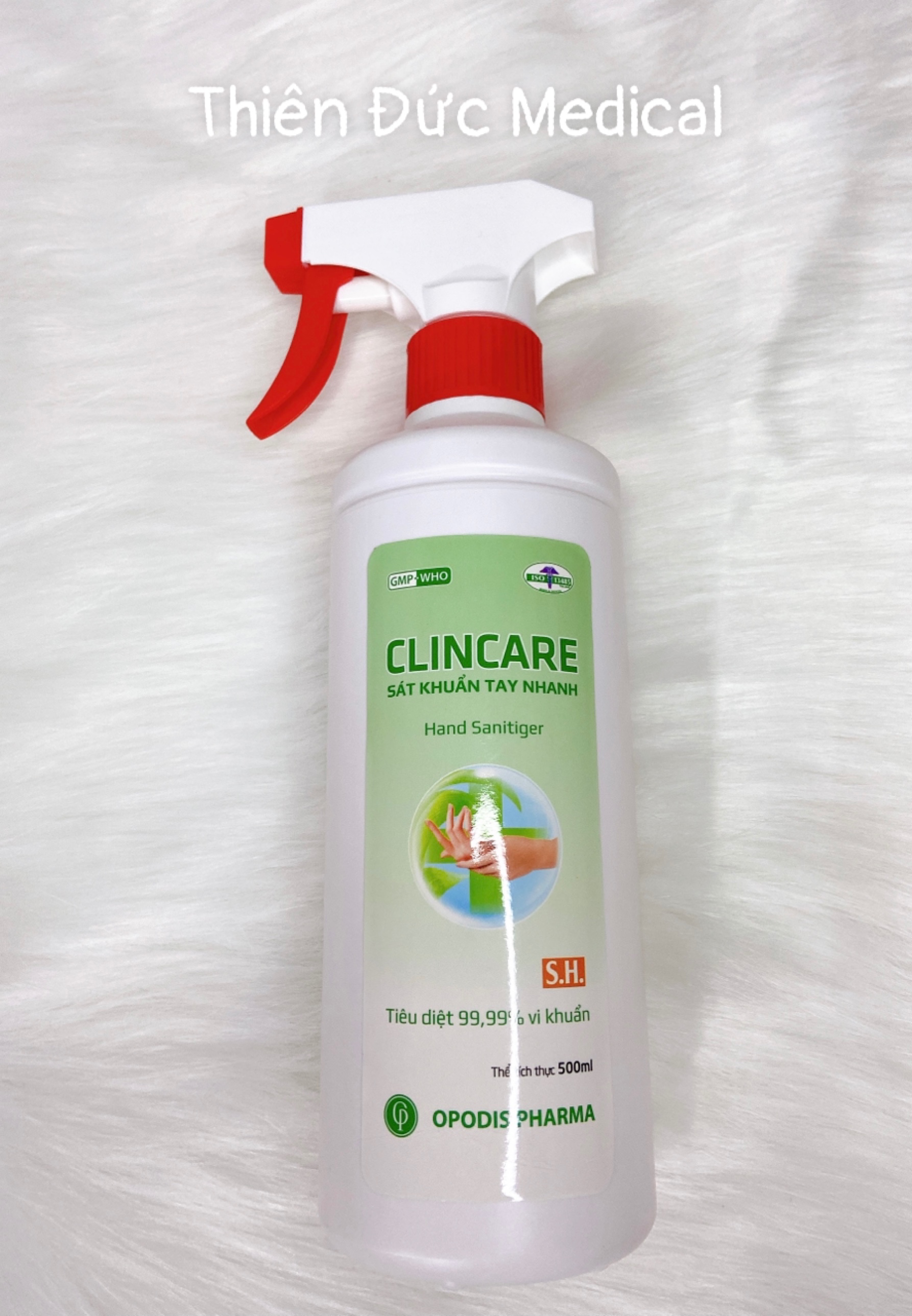 Nước rửa tay sát khuẩn Clincare 500ml