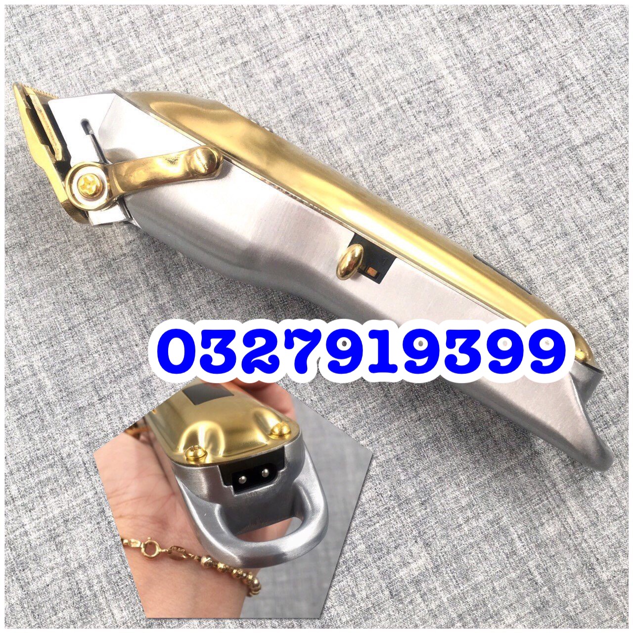 KEMEI Tông đơ cắt tóc cao cấp KM-1986 màn hình LCD pin Lithium-ion 2500mAh công suất 8W thời gian sử dụng 5 giờ chuyên Fade cho salon tóc