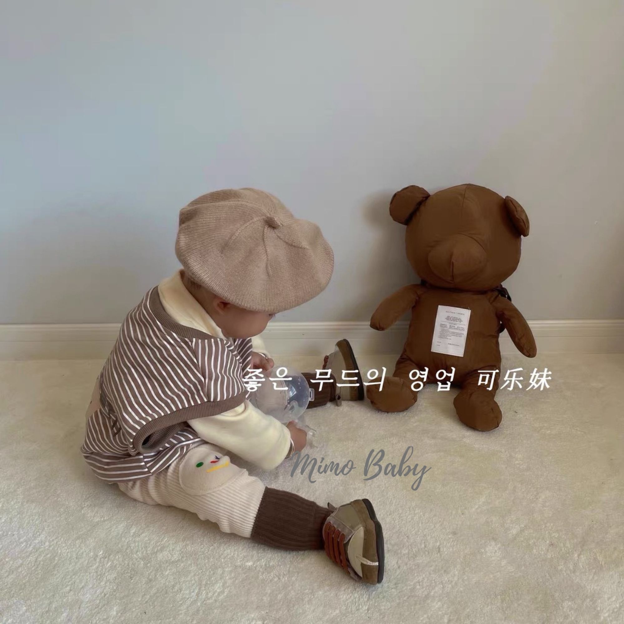 Mũ nồi len basic Style hàn quốc đáng yêu cho bé (6m-3y) Mimo baby MN79