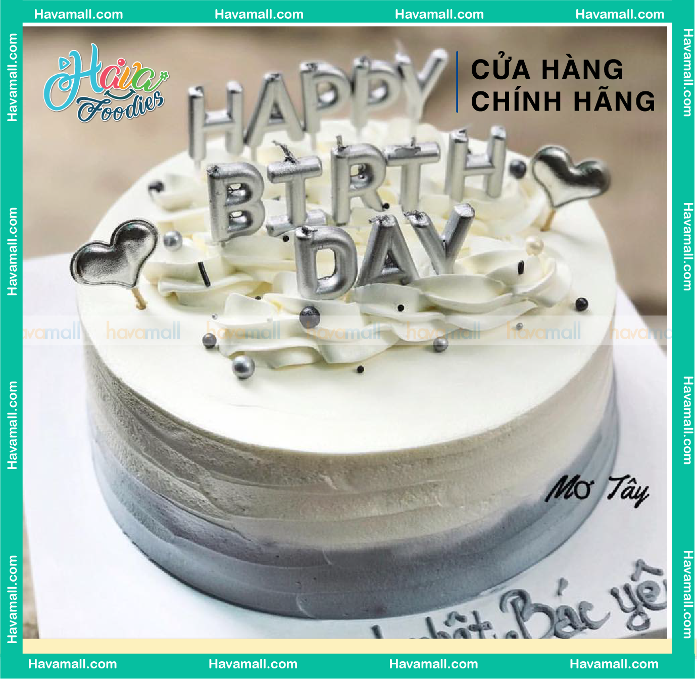 [HCM]Set Nến Happy Birthday Màu Bạc Uncle Bills