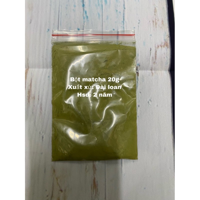 Bột matcha trà xanh Everstyle Đài loan gói 20g