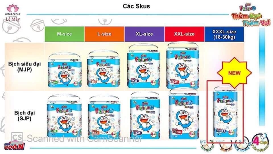 Bỉm Goon Friend quần L46