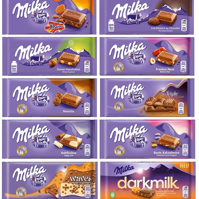 Socola Milka Alpenmilch Nội Địa Đức 100g