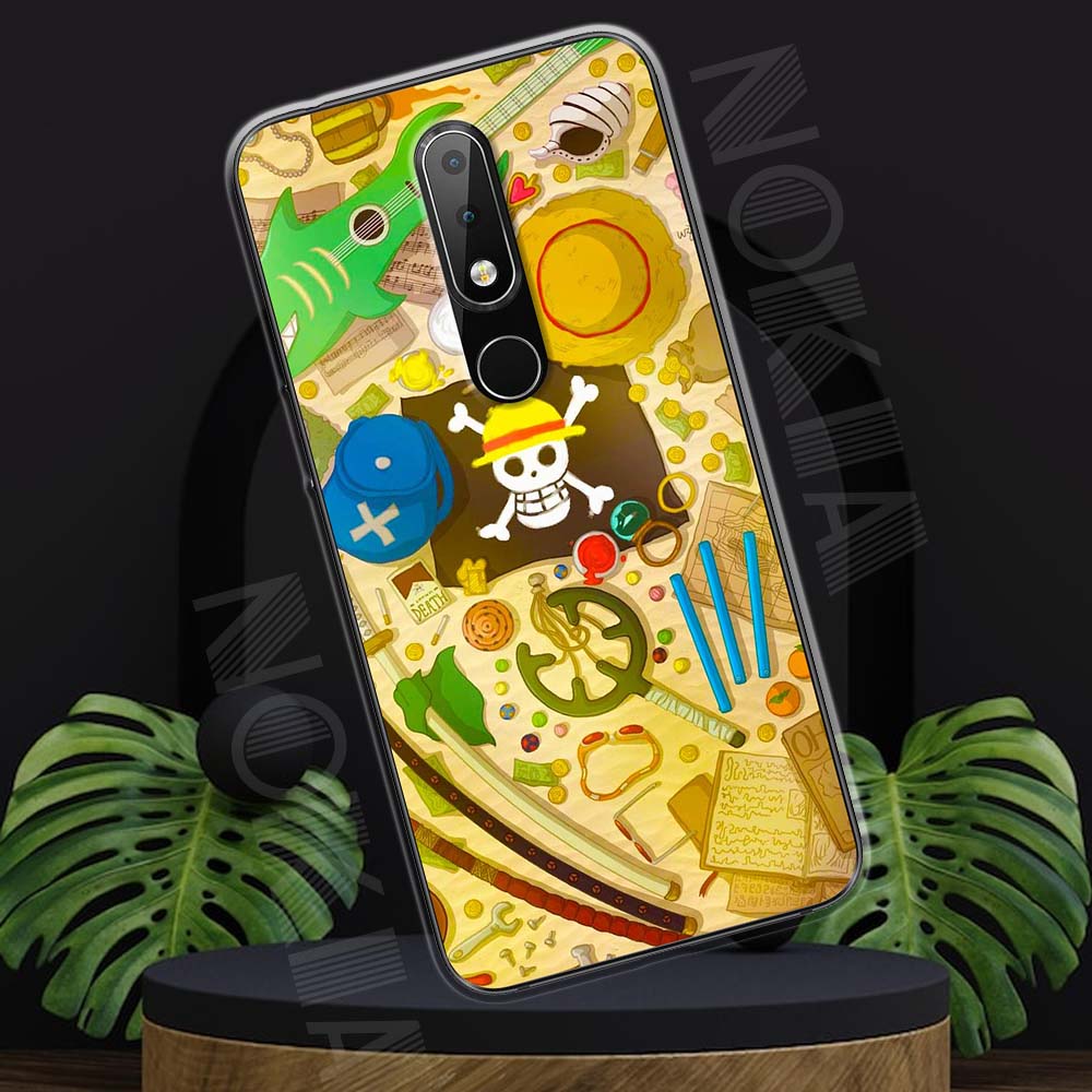 Ốp lưng Nokia 3.1 Plus mẫu BST Doraemon. One Piece, Dragon ball