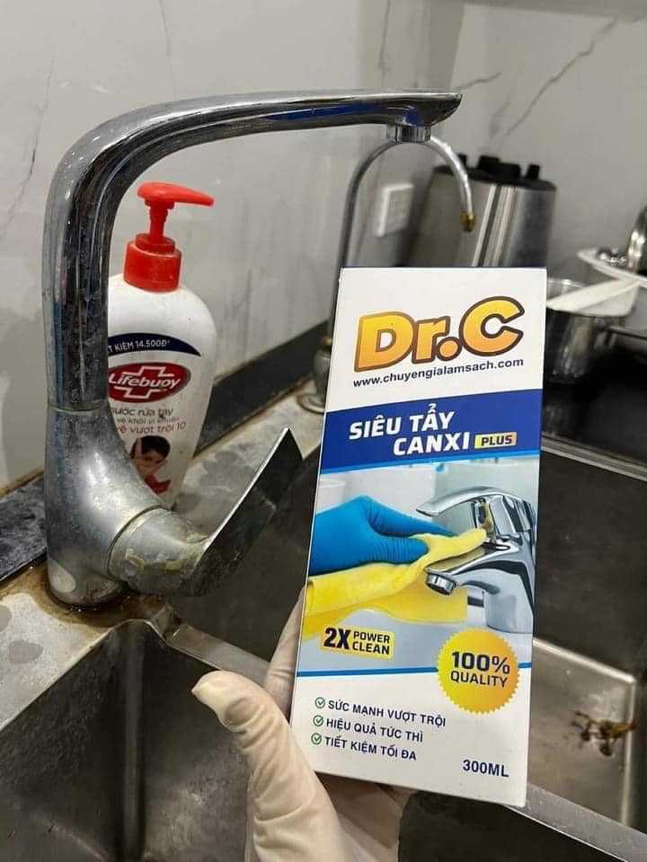 DUNG DỊCH TẨY CẶN CANXI DR.C SIÊU HIỆU QUẢ - CHAI 300ML