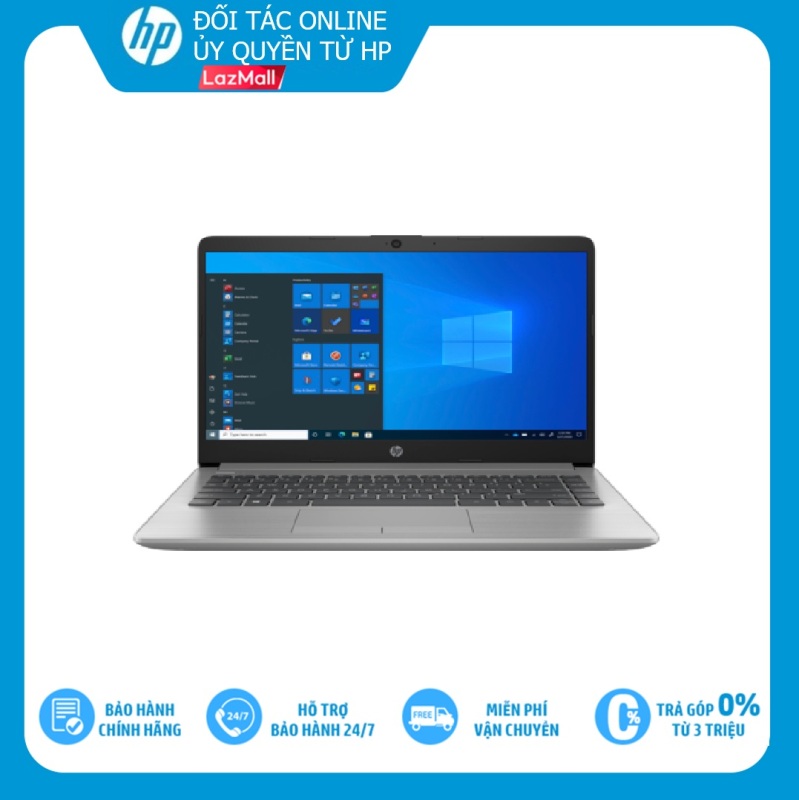 [VOUCHER 1.5 TRIỆU - 6/6 - 10/6] Laptop HP 240 G8, Core i3-1005G1,4GB RAM,256GB SSD, Intel UHD Graphics,14HD,Wlan ac+BT,3cell,FreeDos,Silver,1Y WTY_342G7PA