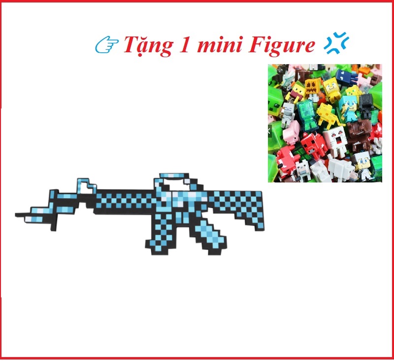 Combo kiếm sung Minecraft
