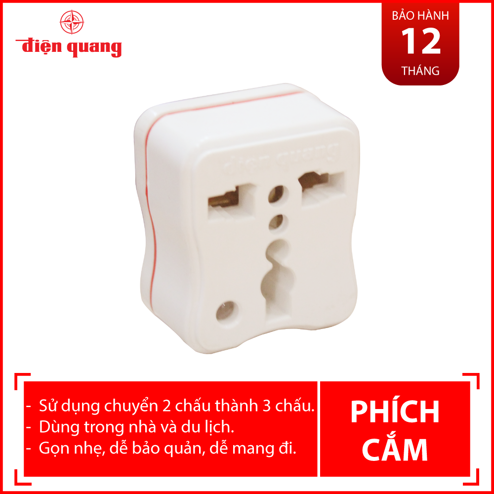 Phích cắm chuyển điện quang đq ua2a