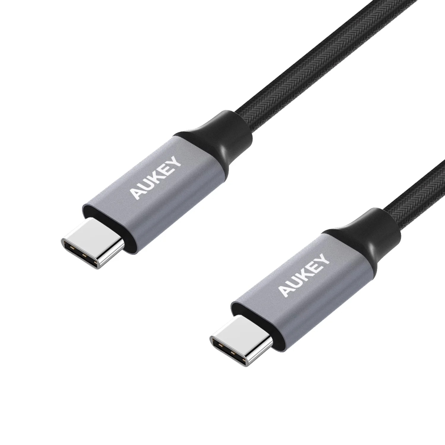 Cáp Sạc AuKey Type C To Type C CB-CD6 Bọc Nylon Dài 2m