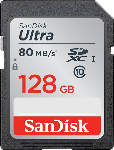 Thẻ nhớ SanDisk SDXC Ultra 128GB Class 10 80mb/s