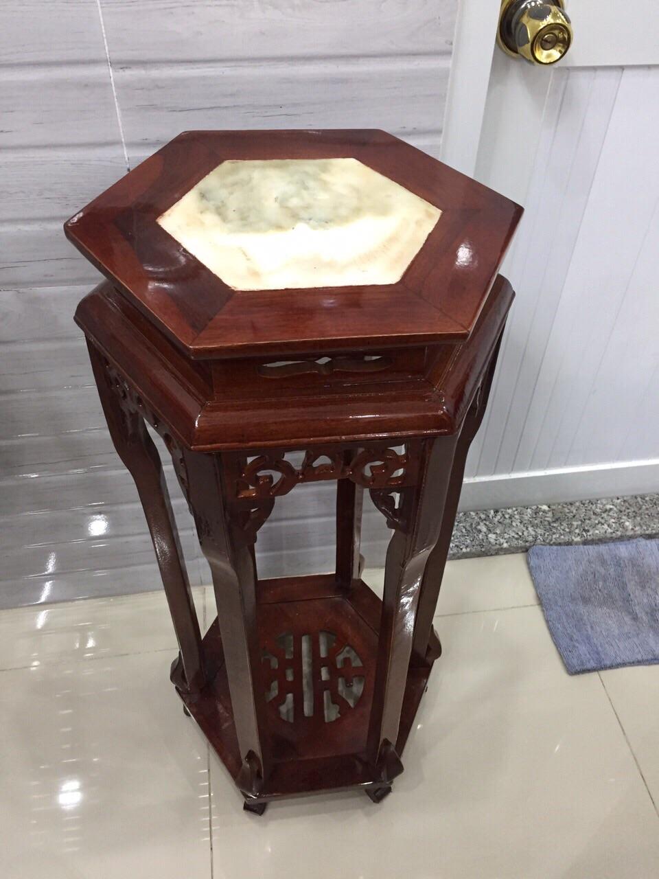 [HCM]Ghế đôn lục giác cao 70cm mặt ghế 32cm chân có đế
