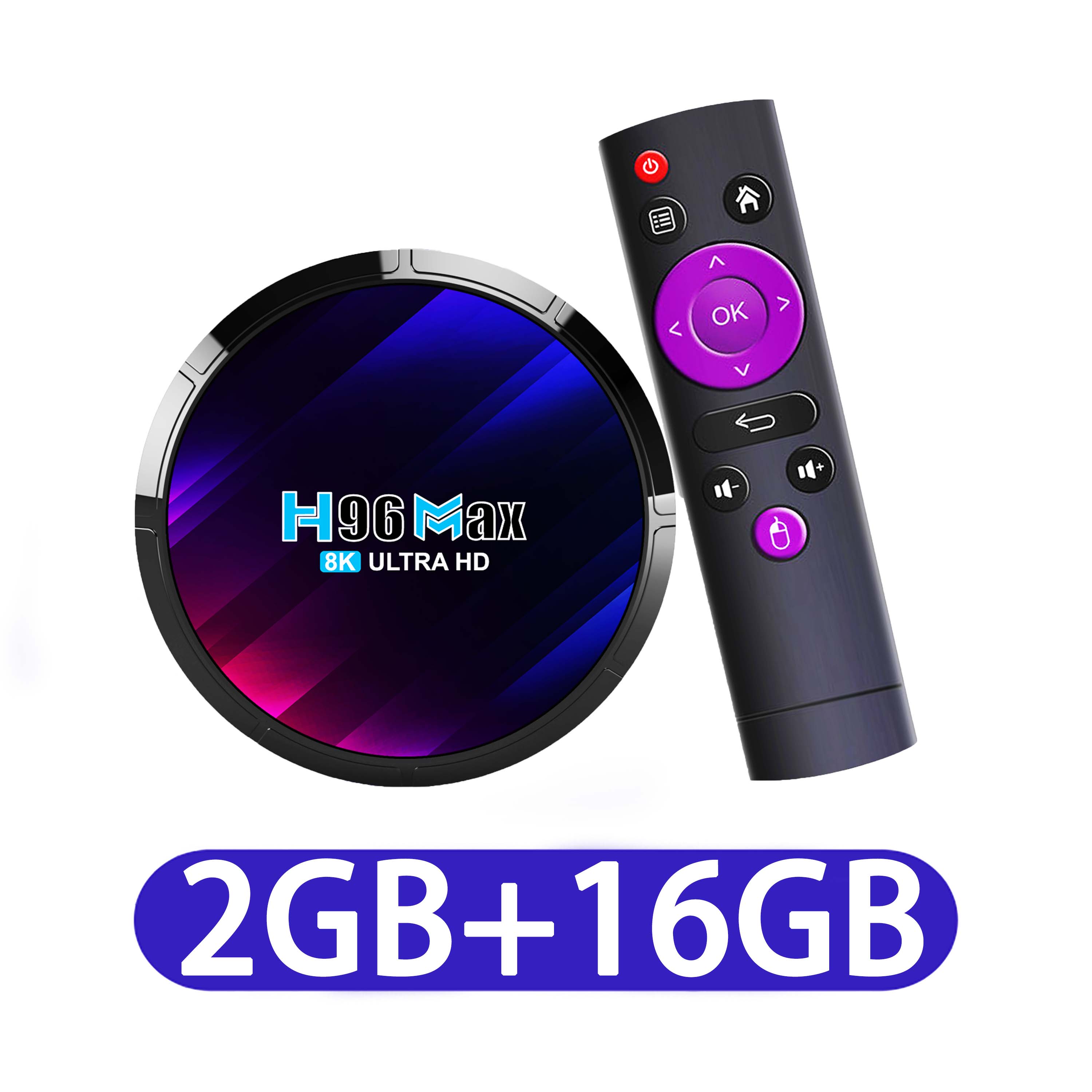 H96max android 13.0 tv box rk3528 wifi-6 supports 3d ota upgrade youtube netflix 8k video decoder smart android tv box