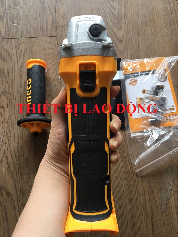 Máy mài góc dùng pin Lithium-ion 20V-100mm Ingco CAGLI1001 (KHÔNG KÈM PIN VÀ SẠC)