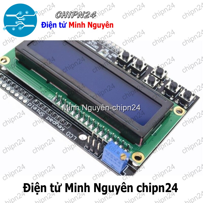[1 cái] (N12) LCD 1602 Keypad Shield For Arduino - HH001003