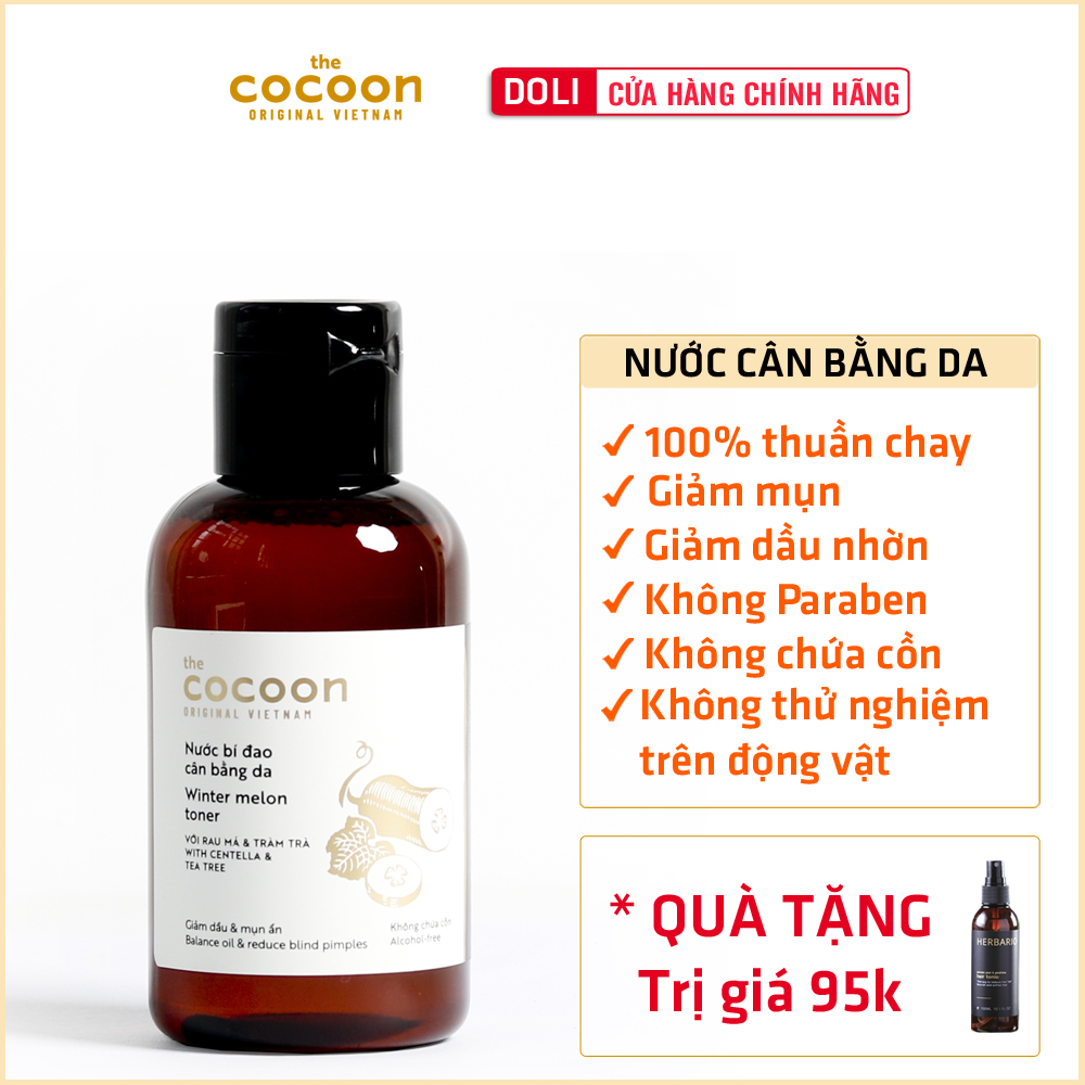 Nước bí đao cân bằng da Cocoon 140ml