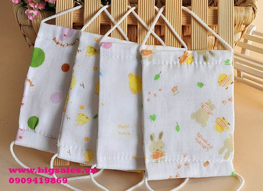 Set 3 Khẩu trang xô xuất Nhật cho bé