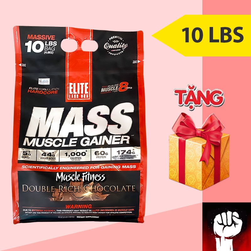 [HCM]MASS | Elite Labs Mass Muscle Gainer - Sữa Tăng Cơ Tăng Cân 4.6kg ...