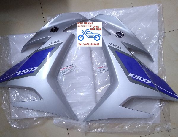 [HCM]CẶP CÁNH YẾM CHO XE EXCITER 150 Màu Xanh GP Zin Hãng