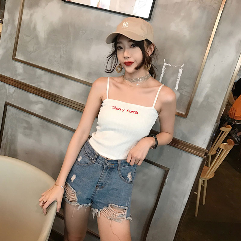 Áo Hai Dây Cherry Nữ Thời Trang