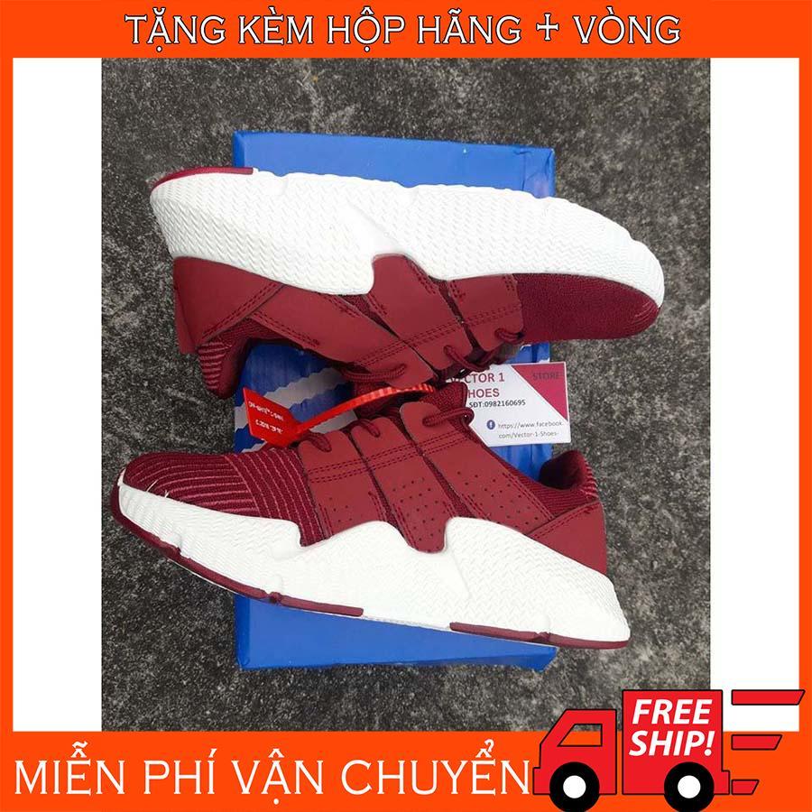 [CÓ KÈM HỘP] Giày Prophere Đỏ Mận Trắng (Thời Trang)