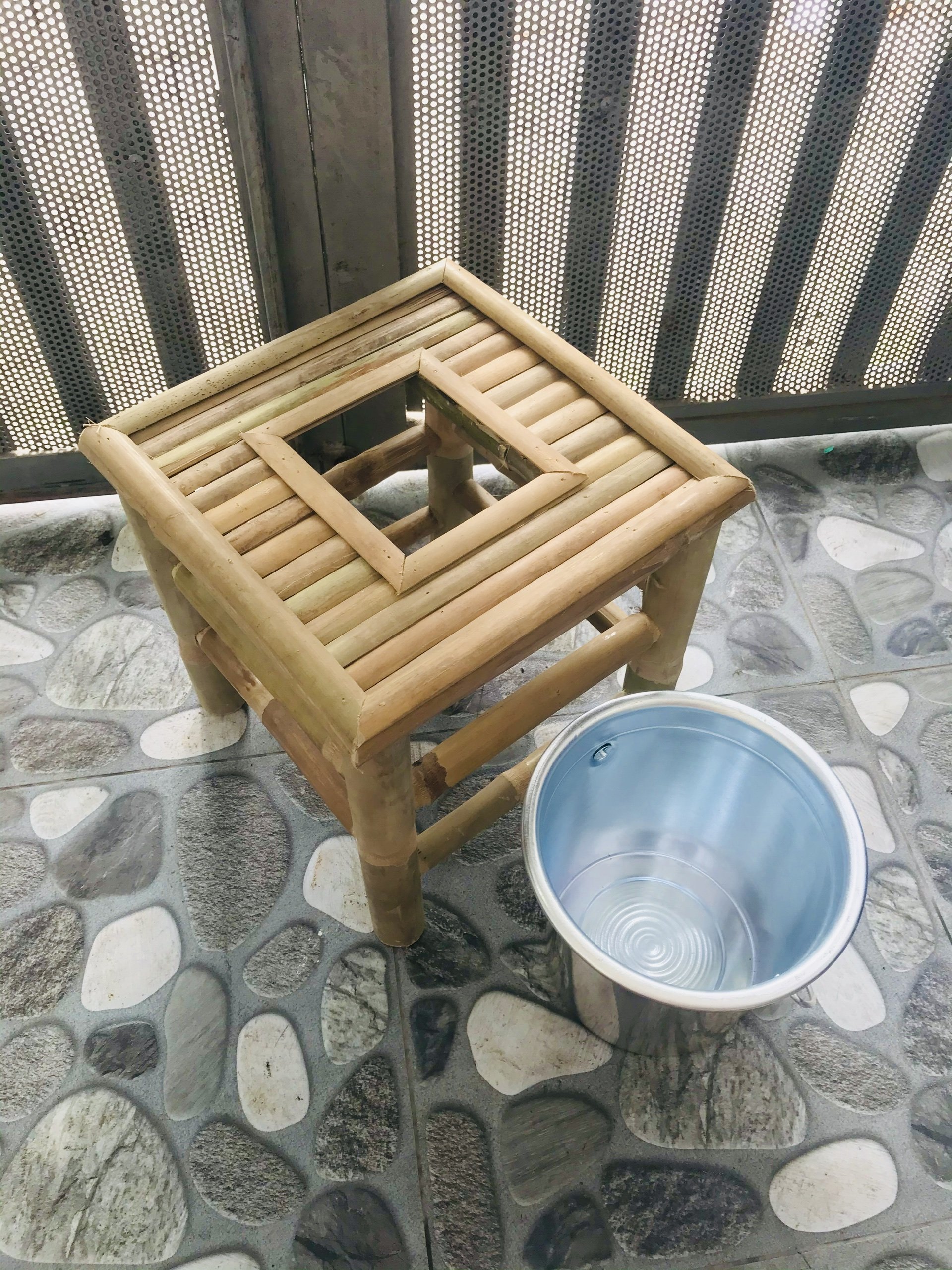 Ghế xông phụ khoa+xô(tặng đệm ghế)