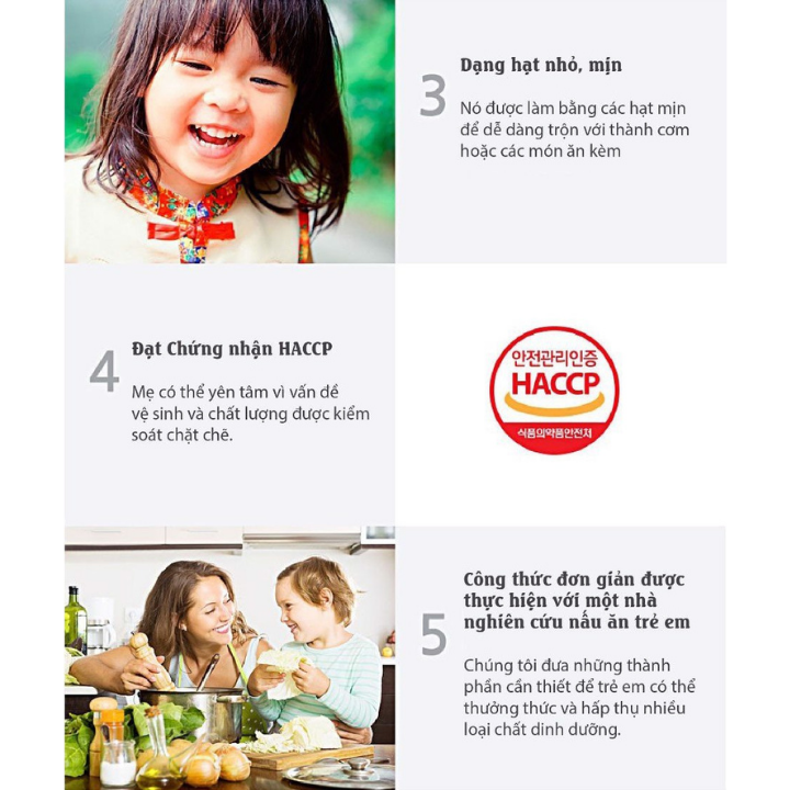 Gia vị rắc cơm cho bé Bebefood 1 gói tách lẻ
