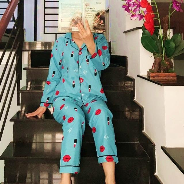 Đồ Bộ Pijama Tay Dài Vải Kate Thái Loại 1 Siêu Min Đẹp Freesize 45kg Đến 59kg Đều Vừa CAM KẾT ĐÚNG MẪU Nhật Bản