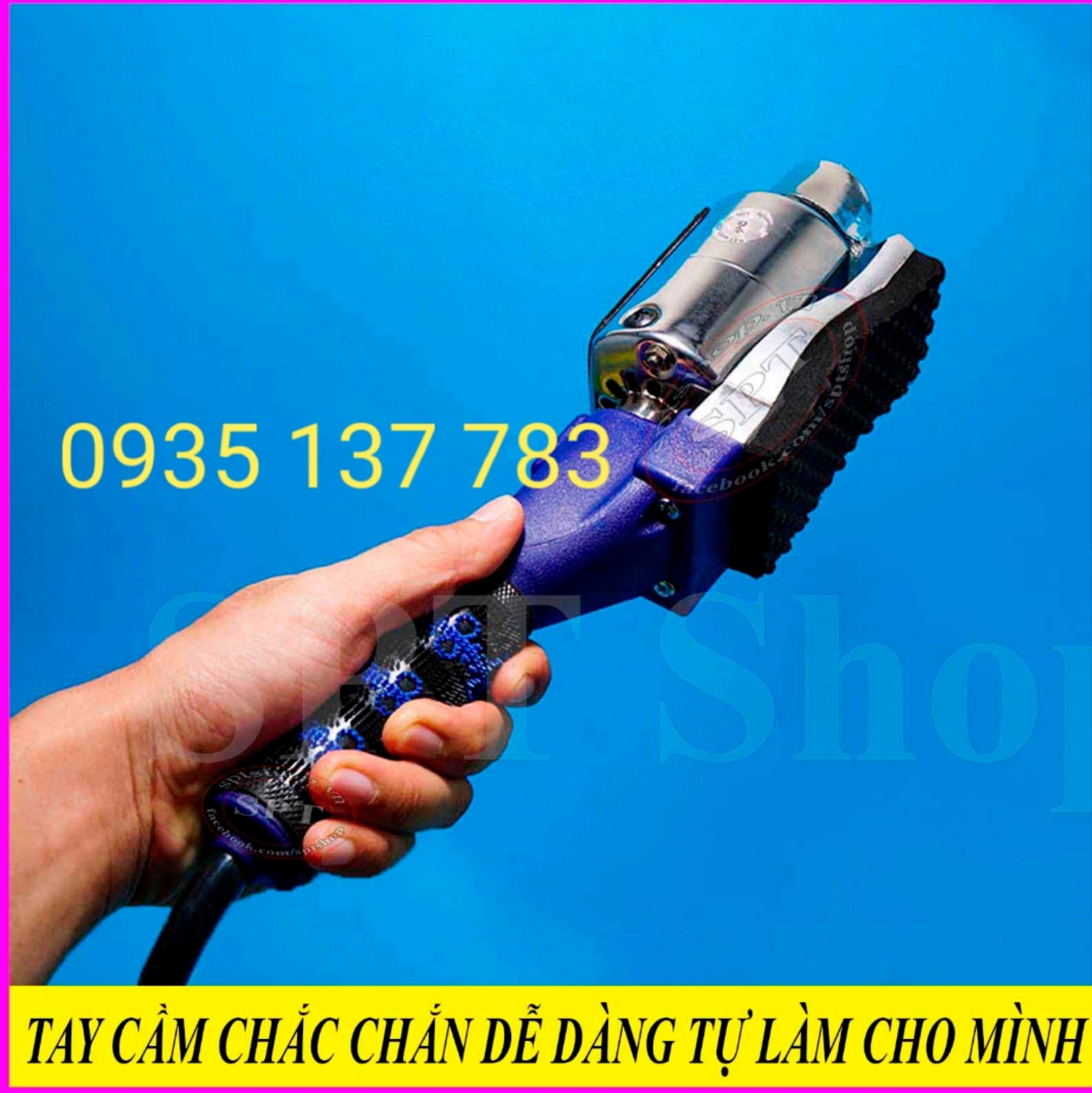 Máy massage cầm tay Phú Quý - Máy massage mini (Khuyến mãi 1 bộ than)