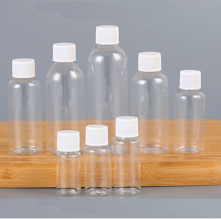 50 - 100  chai nhựa nắp VẶN TRẮNG 5ml 10ml 15ml 20ml 30ml 50ml 80ml 100ml - Lọ chiết mỹ phẩm, phụ kiện du lịch.