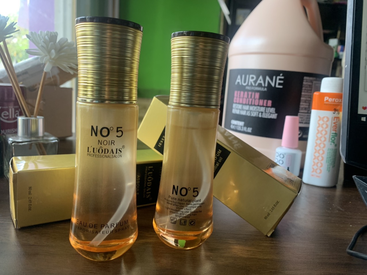 Tinh dầu dưỡng tóc L’UÔDAIS No 5 Noir 80ml