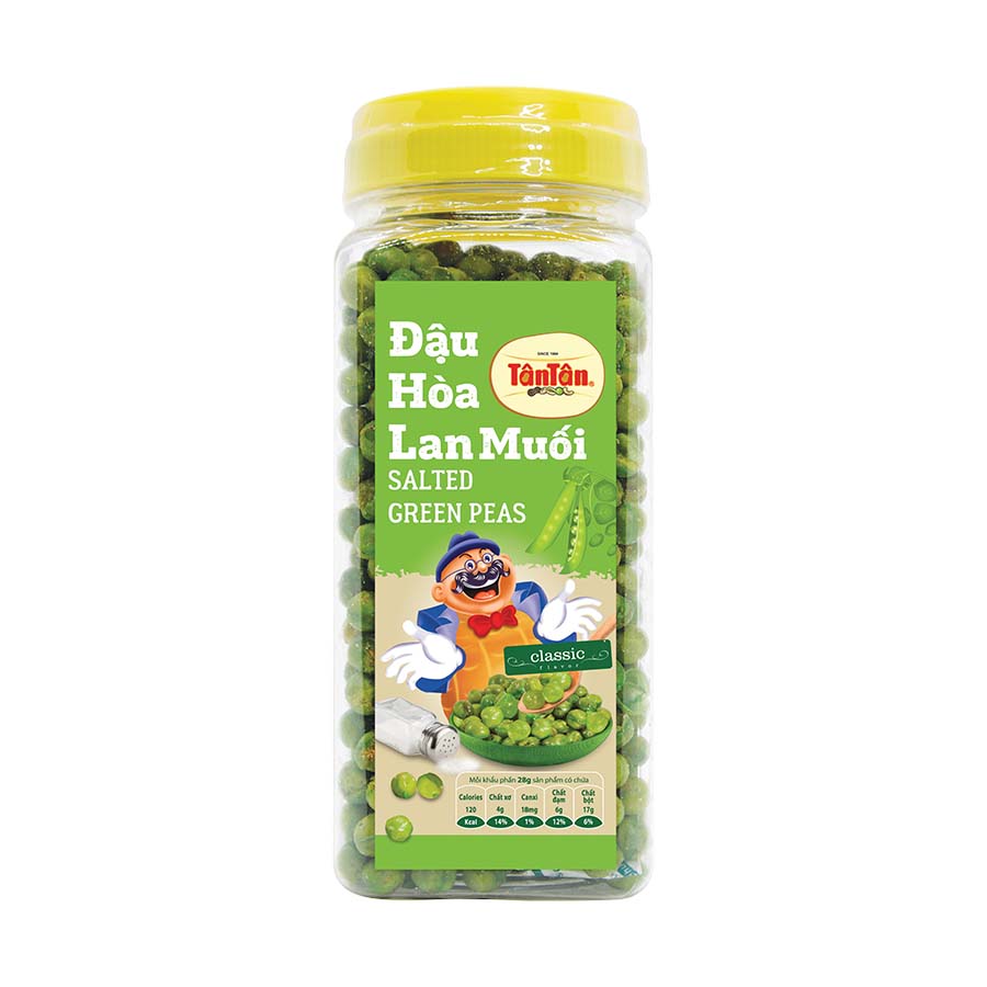 Đậu Hoà Lan Muối Tân Tân (190g/hũ)
