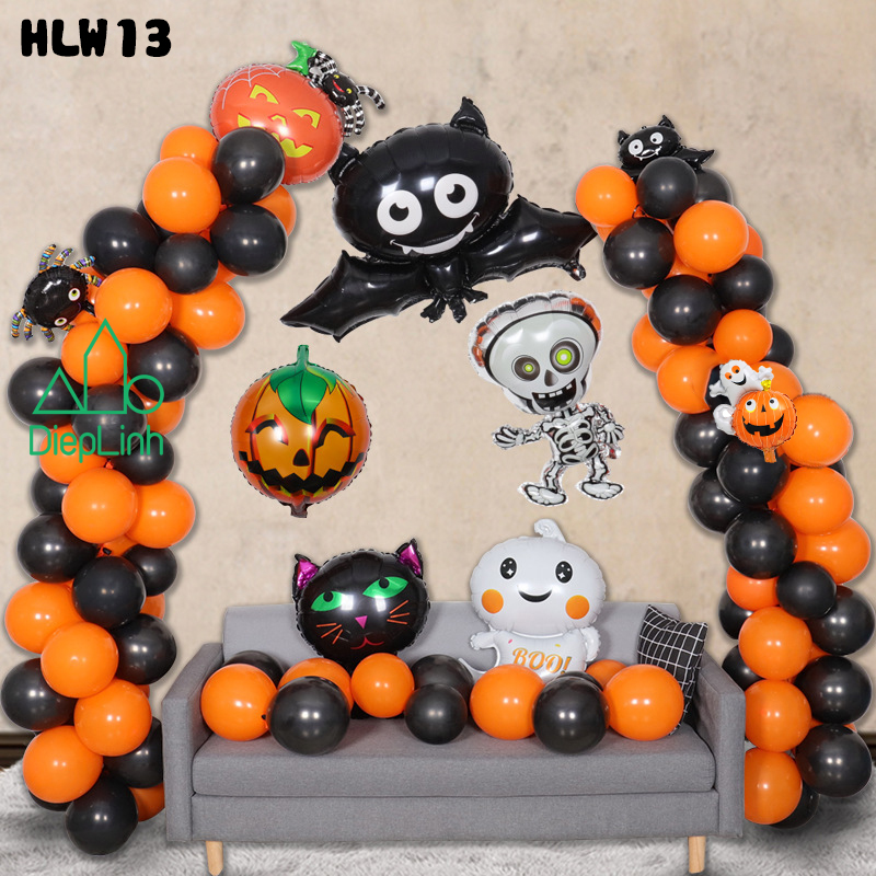 Set bóng trang trí Happy Halloween
