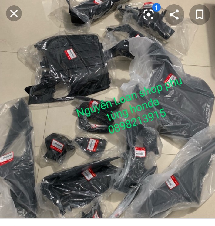 FULL DÀN NHỰA NHAM AIR BLADE TỪ 2007 - 2010 ZIN CHÍNH HÃNG HONDA  _  shop phụ tùng honda