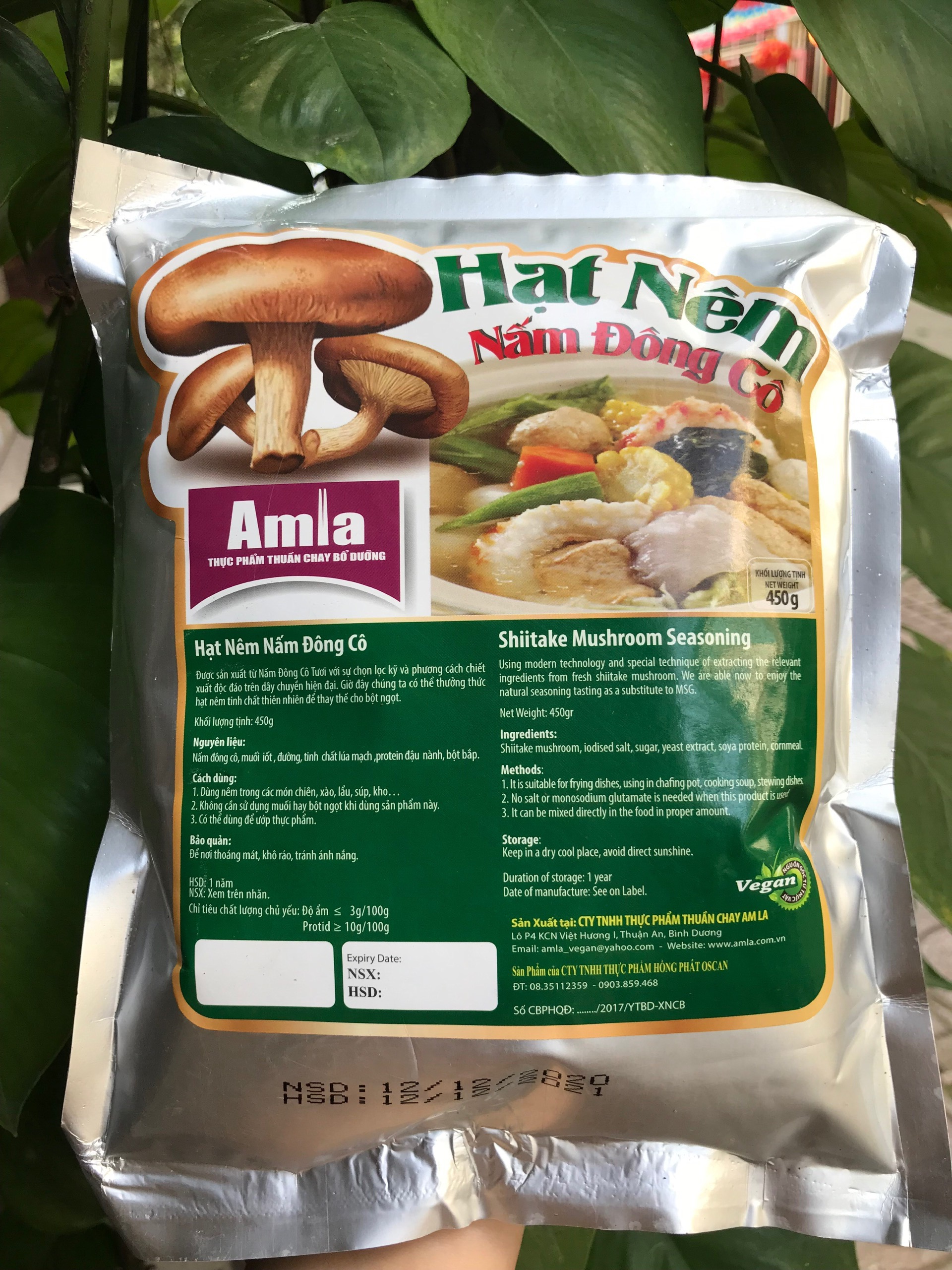 HẠT NÊM CHAY NẤM ĐÔNG CÔ AMLA