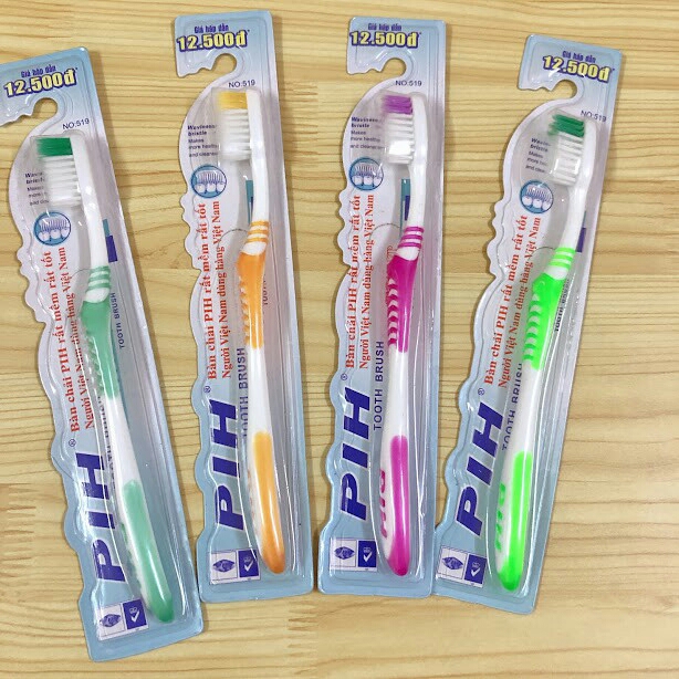 [Combo 10 Cây] Bàn Chải Đánh Răng PIH Nhiều Màu - 519