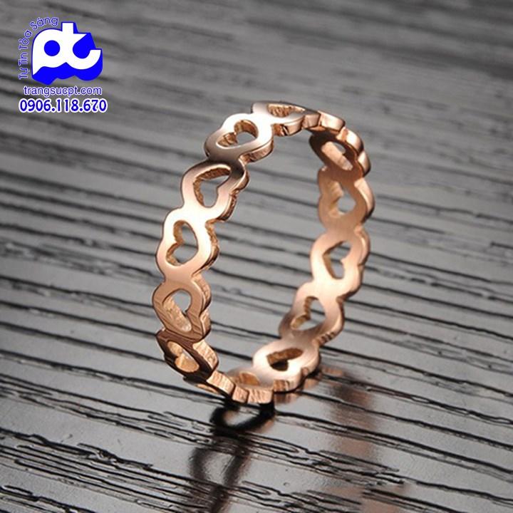 [Hoàn tiền 6%]Nhẫn nữ titan cao cấp thép không gỉ NTNU12