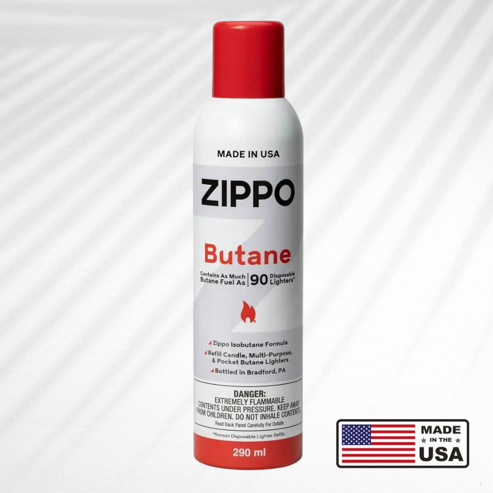 Waterproof Butane Lighter Zippo Butane Fuel Refill - 290 Ml (165g) Canister  For Zippo Lighters & Butane Table Lighters Butane Gas Refill