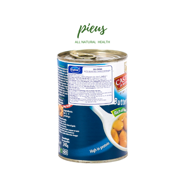 Đậu ngự | Butter beans Castello 400 gr