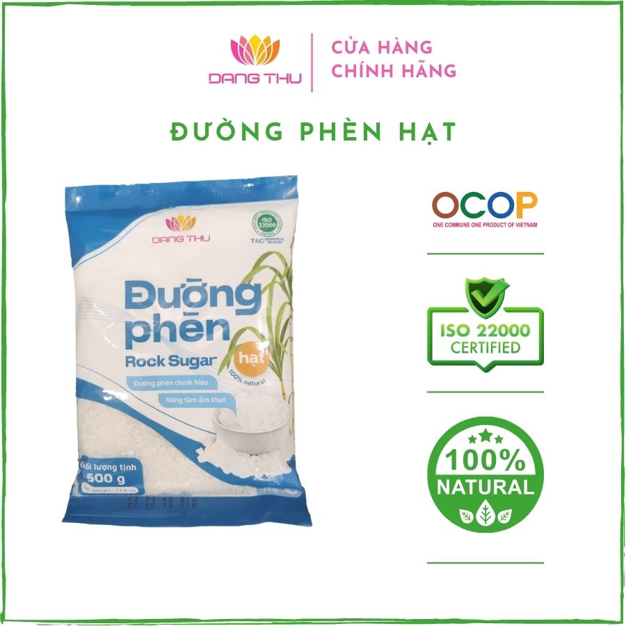 Đường phèn hạt túi 500gr (Rock Sugar) - Đăng Thư
